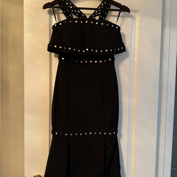 Black midi dress - Picture 3 of 4